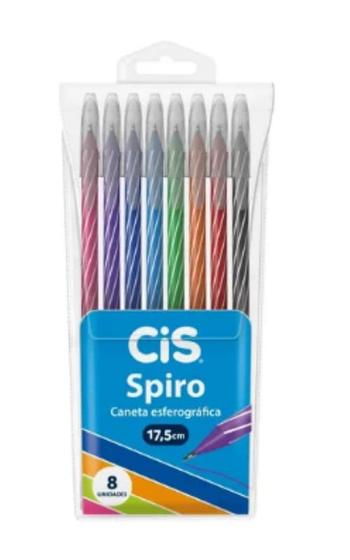 Imagem de Kit Spiro C/8 Canetas Cis