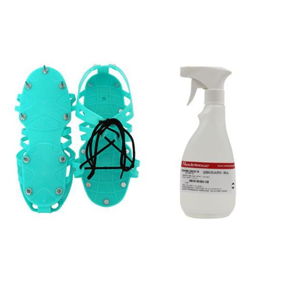 Imagem de Kit Spray Quebra Bolhas + Par de Sapatos de Pregos