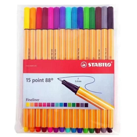 Imagem de Kit Stabilo point 88 com 12+3
