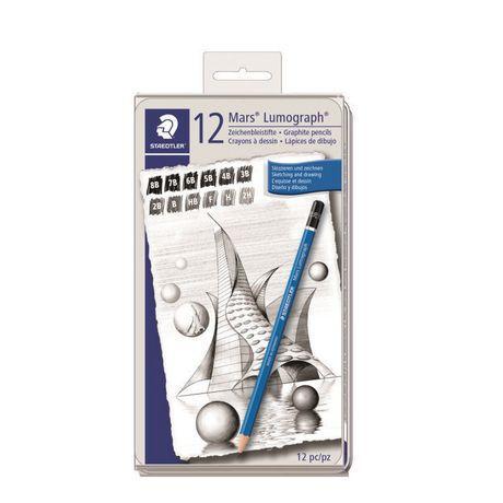 Imagem de Kit STAEDTLER Mars Lumograph 100 Com 12 Lápis - 100 G12