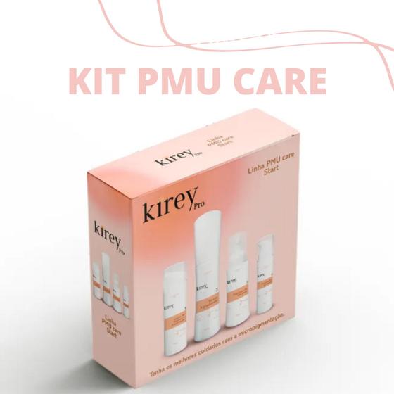 Imagem de Kit Start Pmu Care Kirey Pro- Pré e Pós Micropigmentação (4 passos)