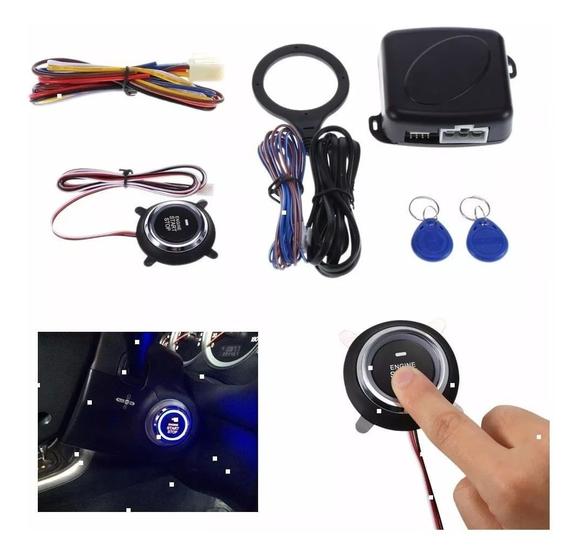 Imagem de Kit Start Stop Universal Ignição Partida Motor Carro Botão Universal