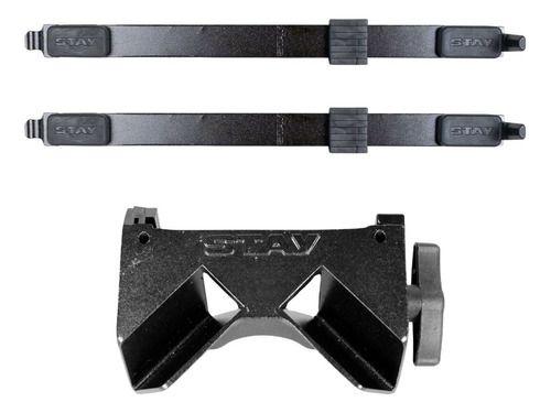 Imagem de Kit Stay 380mm Longarina Reto + Base Reta Torre Preto