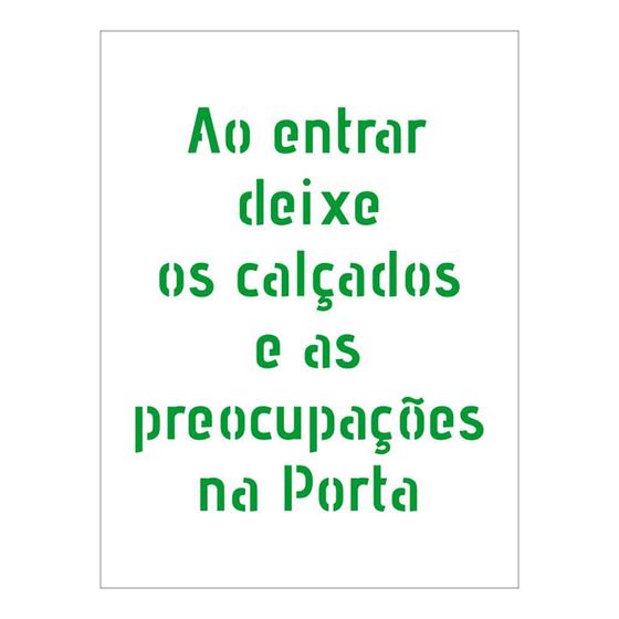 Imagem de Kit Stencil 10 unid - Frases - Ref 31