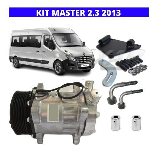 Imagem de Kit Substituição Compressor Master 2.3 2013 com Suporte 