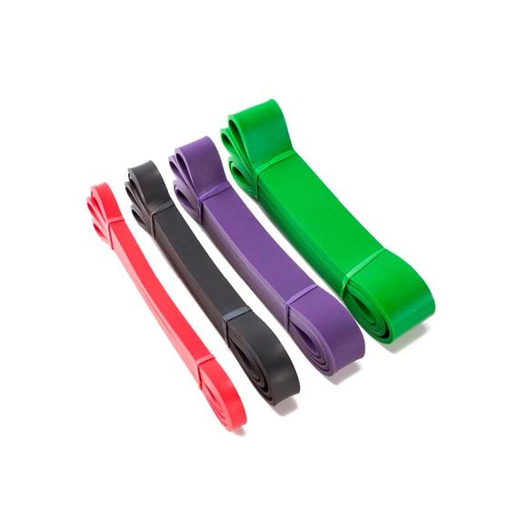 Kit Super Band 4 Intensidades Woder Elasticos Power Band Super Band