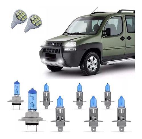 Imagem de Kit Super Branca Fiat Doblo Adventure H7 H1 H1 H1 + Led