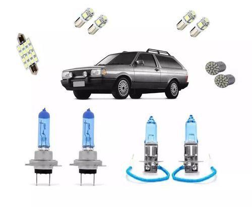 Imagem de Kit Super Branca + Leds Gol Quadrado Voyage Saveiro Parati