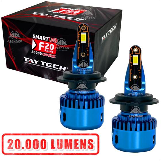 Imagem de Kit Super lâmpada LED 20000 lumens H11 H3 H4 H7 H8 H1 H16 H27