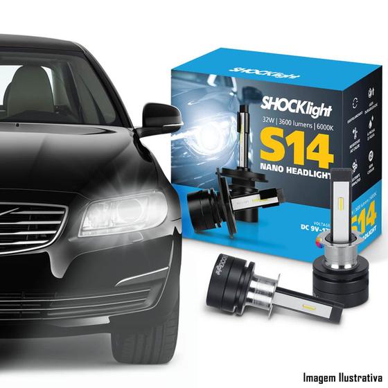 Kit Super LED NANO 6000K H3 S14 Shock Light 3600 Lumens - Shocklight ...