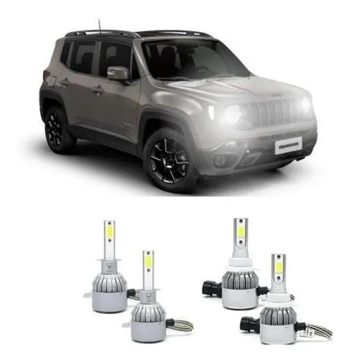 Imagem de Kit Super Led Renegade 2015 - Farol Alto Baixo Milha