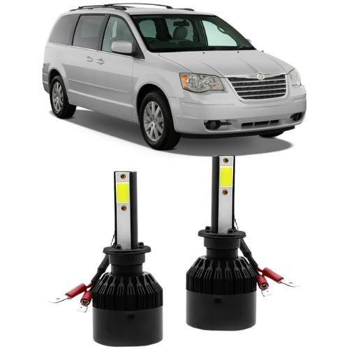 Imagem de Kit super ledfarois dianteiros chrysler town & country