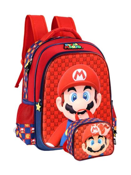 Imagem de Kit Super Mario Mochila + Lancheira Térmica - ul