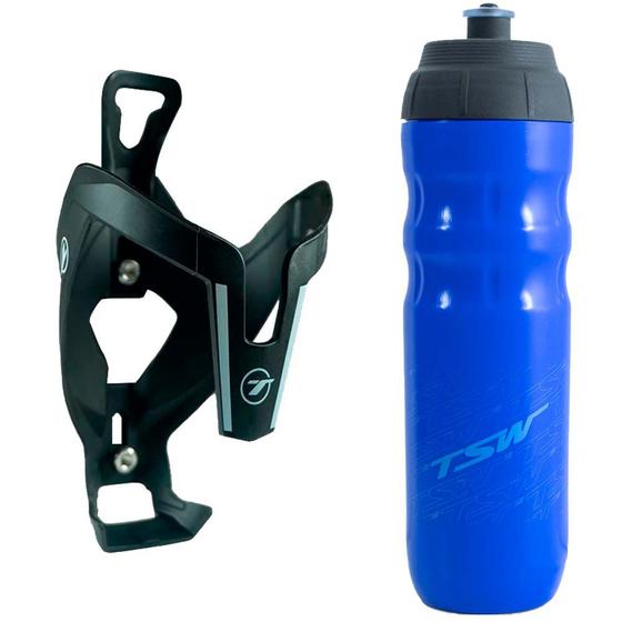 Imagem de Kit Suporte De Caramanhola Squeeze 550ml Bike Mtb Speed Gravel Nylon Tsw