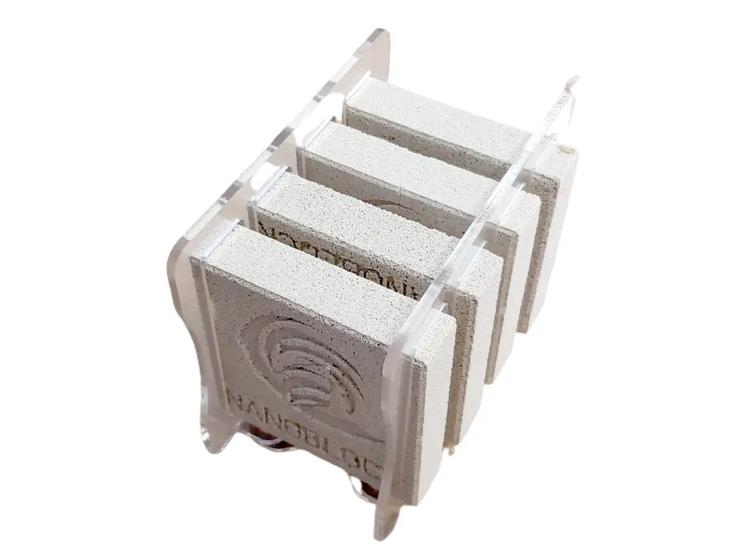 Imagem de Kit Suporte Rack Nano Block 4 Cavidades + 4 Nano Block Oceantech
