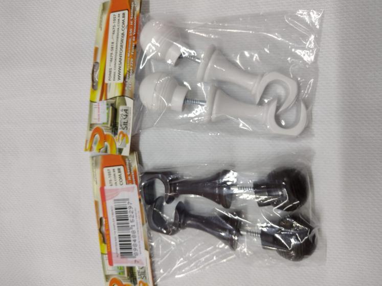 Imagem de Kit Suporte simples 19mm Imbuia