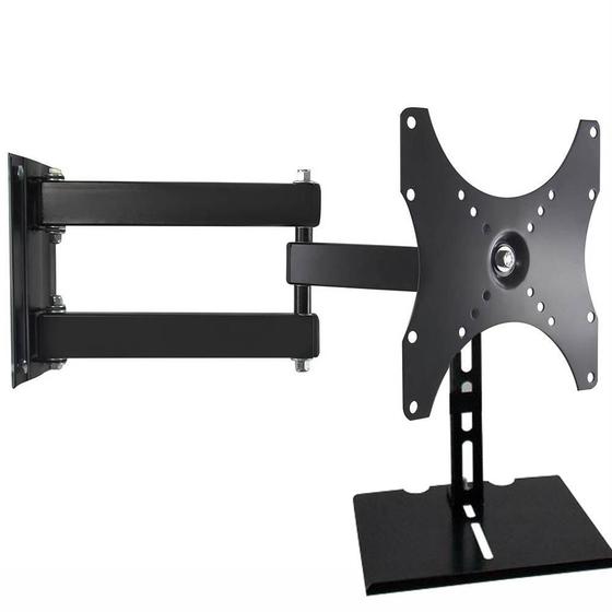 Kit Suporte Tv Tri Articulado 28/43 Suporte Receptor Menor preço em Kit Suporte Tv Tri Articulado 28/43 Suporte Receptor