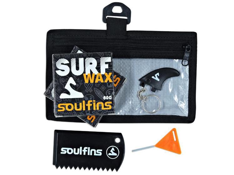 Imagem de Kit Surf Soul Fins 2 Parafina Wax Raspador Chave De Quilha