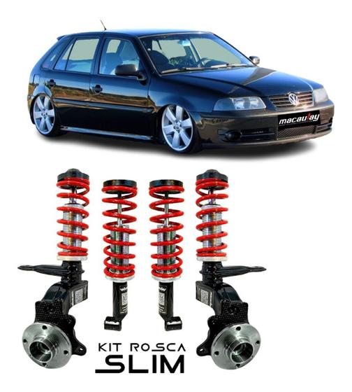 Kit Suspensão Rosca Slim completa com Torre - Gol G2 G3 G4 - MACAULAY ...