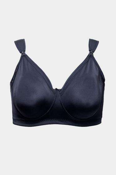 Imagem de Kit Sutiã Amamentação Com Bojo e Calcinha Modeladora Pós-Parto Plus Size - Vi Lingerie