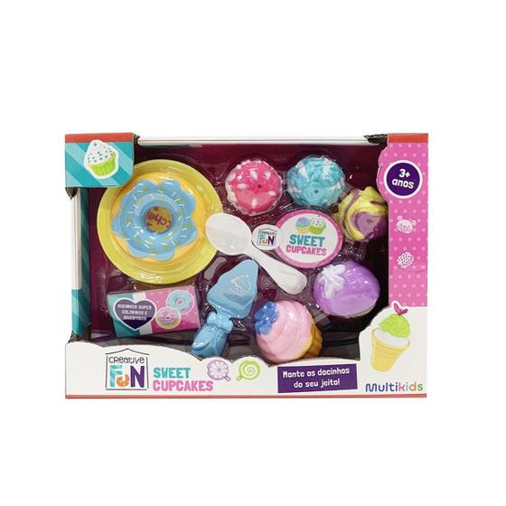 Imagem de Kit Sweet Cupcakes Creative Fun Monta E Desmonta Multikids - BR1856