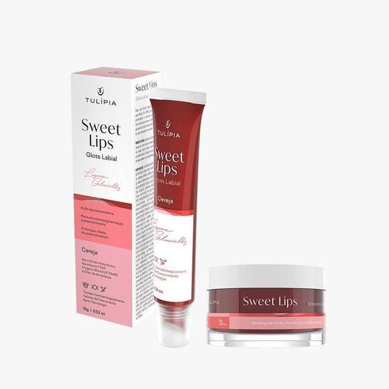 Imagem de Kit Sweet Lips Tulipia Gloss + Esfoliante Cereja 15g