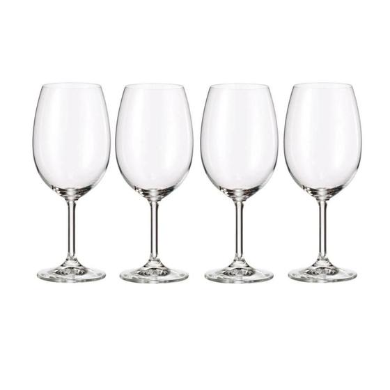 Imagem de Kit Taça para Vinho Tinto Cristallin 450ml com 4 unidades - Bohemia