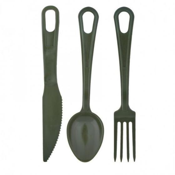 Kit Talher de Campanha/Militar Menor preço em Kit Talher de Campanha/Militar