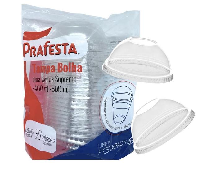 Imagem de Kit Tampa Bolha Sem Furo Para Doces - Pacote Com 150 Unid