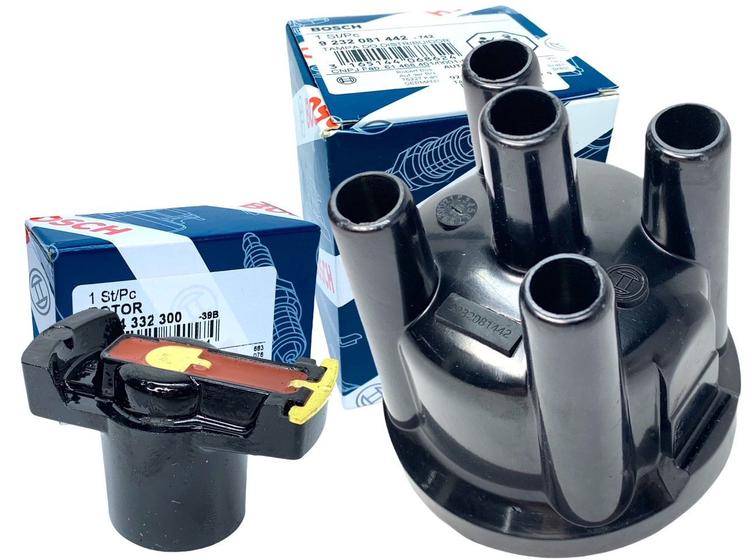 Kit Tampa Com Rotor Distribuidor Volkswagen Ford AP CHT Após 1992 Original Bosch 442 + 300 Menor preço em Kit Tampa Com Rotor Distribuidor Volkswagen Ford AP CHT Após 1992 Original Bosch 442 + 300