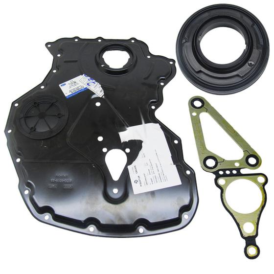 Imagem de Kit tampa distribuicao frontal bloco cilindros motor + retentor + junta ranger 2013 a 2020 2.2