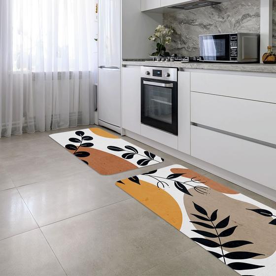Kit Tapete de Cozinha 2 peças Minimalista e Natural é boa?