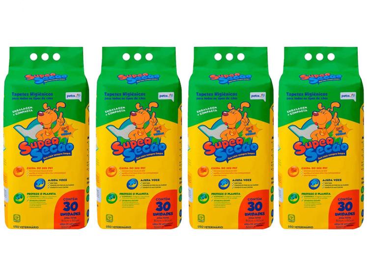Kit Tapete Higiênico Super Secão 4 Pacotes Menor preço em Kit Tapete Higiênico Super Secão 4 Pacotes
