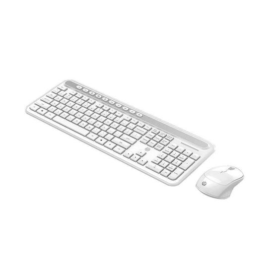 Kit tecl+mouse s/fio cs500 branco hp Menor preço em Kit tecl+mouse s/fio cs500 branco hp