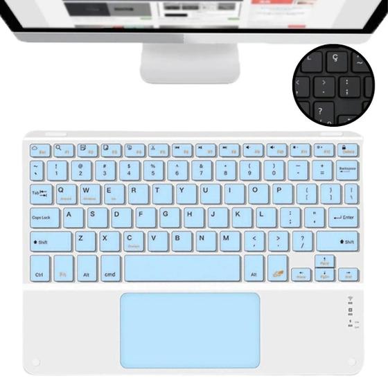 Imagem de Kit Teclado Abnt Com Mouse Para Tablet Samsung S7 11 T870