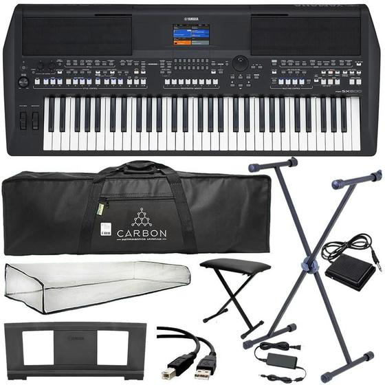 Kit Teclado Arranjador Yamaha Psr-Sx600 Interface Menor preço em Kit Teclado Arranjador Yamaha Psr-Sx600 Interface