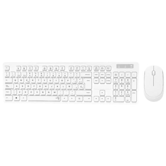 Imagem de Kit Teclado E Mouse BrazilPC Sem Fio Branco