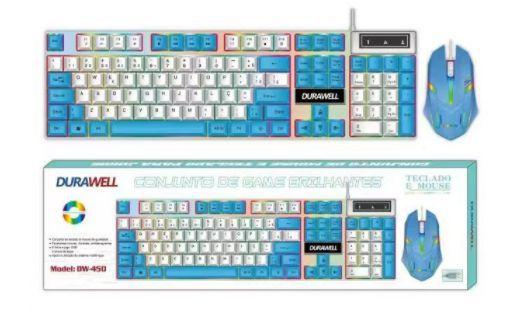 Kit Teclado e Mouse Dw-450 Durawell