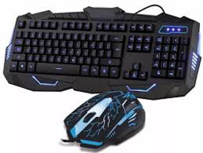 Imagem de Kit Teclado E Mouse Gamer Xplorer Gamer V-100 Xtrad