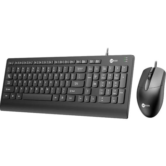 Imagem de Kit Teclado e Mouse Lecoo CM103 USB Preto