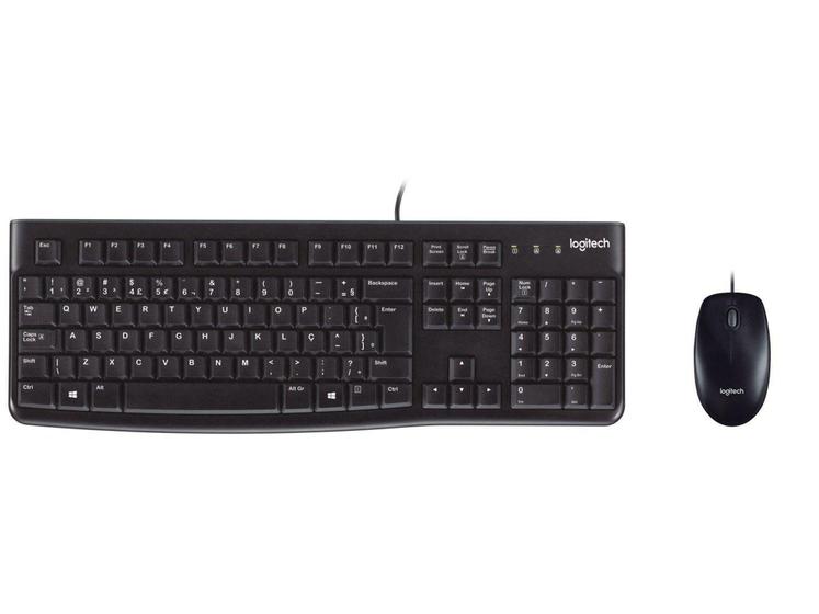 Kit Teclado e Mouse Logitech MK120 Menor preço em Kit Teclado e Mouse Logitech MK120