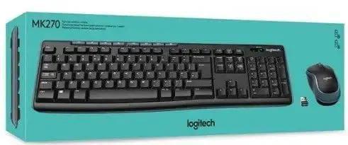 Imagem de Kit teclado e mouse logitech mk270