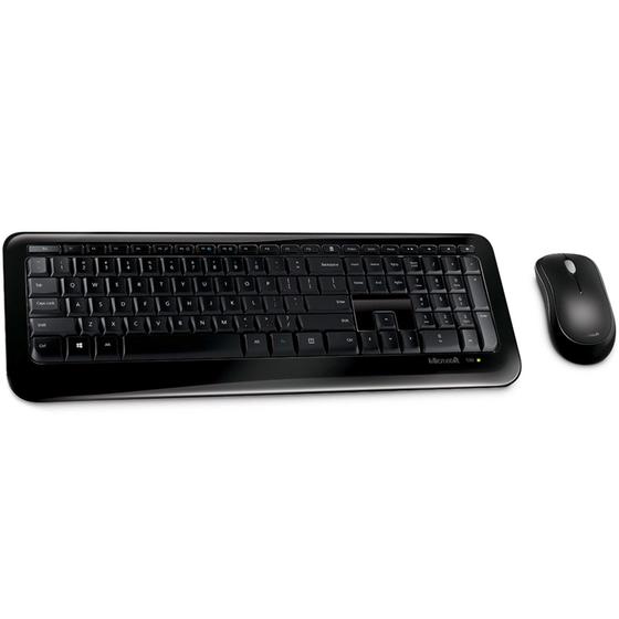 Imagem de Kit Teclado e Mouse Microsoft Wireless 850, ABNT 2 - PY9-00021