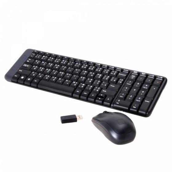 Imagem de Kit Teclado e Mouse s/ Fio mk220 Logitech