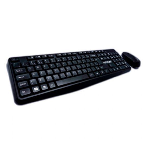 Imagem de Kit Teclado e Mouse sem Fio Hayom Tecrado e Mauser