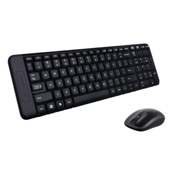 Imagem de Kit Teclado e Mouse sem Fio Logitech Mk220 Tamanho Compacto