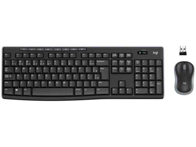 Kit Teclado e Mouse Sem Fio Logitech MK270 Imagem de Kit Teclado e Mouse Sem Fio Logitech MK270