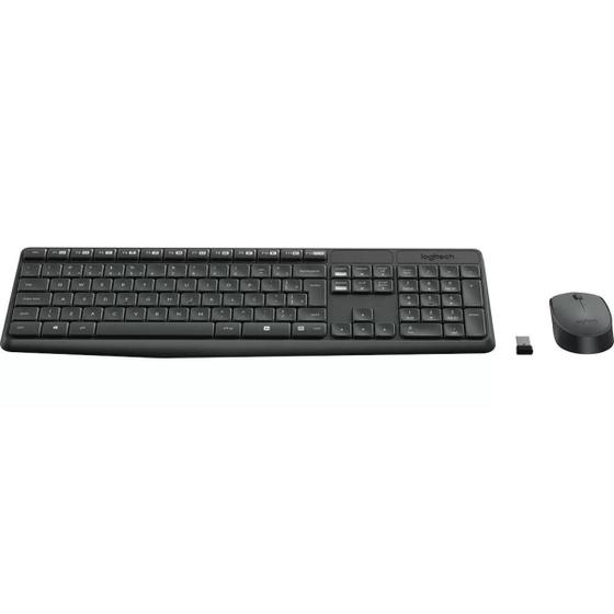 Imagem de Kit Teclado e Mouse Sem Fio Mk235 Logitech