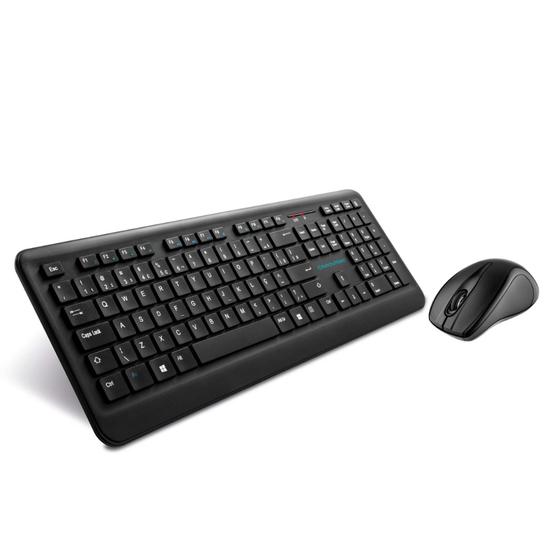 Imagem de Kit teclado e mouse sem fio - Movitec - mousesemfiomovi