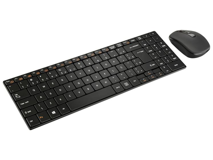 Imagem de Kit Teclado e Mouse Sem Fio Multilaser